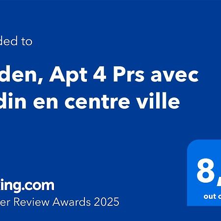 L'Eden, Apt 4 Prs Avec Jardin En Centre Ville Dijon Exterior photo